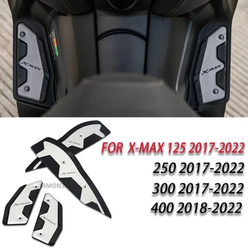 X MAX Accesorios Estribos para Yamaha XMAX 300 125 250 400 Almohadillas de Pie X-Max 125 250 300 400 2017-2022 Reposapiés Pedal