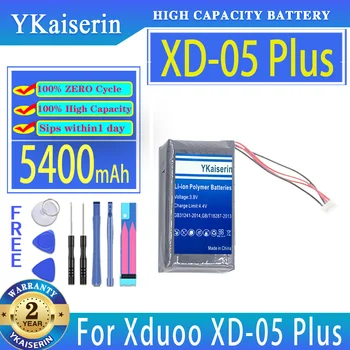YKaiserin Batería 5400mAh Para Xduoo XD-05 Plus Digital Batteria